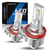 2pcs H11 LED Fog Light Canbus No Error 9005 9006 HB3 HB4 80W LED Fog Lamp Bulb 6500K white  DRL Car Daytime Running Light