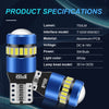 LupuAuto 2PCS T10 W5W LED CANBUS No Error 12V Car Side Interior Lights 168 194 3030 SMD BMW Audi Super Bright Car Interior Light