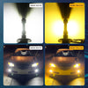 2Pcs 20000LM H3 LED Headlight Bulb H1 LED Canbus LED Fog Light Fanless Wireless Mini Size Auto Lamp 12V 6000K White