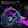 LivTee Underglow Kit for Car, Under Glow Lights with App Control, RGB LED Lights with Music Mode and DIY Mode, 2 Lines Design with 213 flow Modes for Cars SUVs Trucks, Car Accessories for Men Women