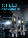 12V H7 LED Headlight Bulb Mini Wireless 60W for Car Headlamp Auto Diode Lamps H7 Turbo Led Automobile 20000LM 6500K CSP