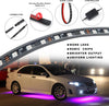 LivTee Underglow Kit for Car, Under Glow Lights with App Control, RGB LED Lights with Music Mode and DIY Mode, 2 Lines Design with 213 flow Modes for Cars SUVs Trucks, Car Accessories for Men Women