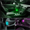 Acrylic Interior Car LED Strip Light with Wireless APP, RGB 10 in 1 with 175 inches 593 LEDs Fiber Optic Ambient Lighting Kits, 16 Million Colors Sound Active Function Car Neon Lights