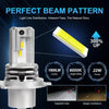H4 LED CSP Motorcycle Headlight Bulb for Car Motorcycle H4 9003 HB2 LED Hi/Lo High and Low Beam Motorbike Headlamp 12V 24V