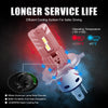 2Pcs H4 9003 LED Canbus HB2 Bulb 1:1 Mini Size LED Head Lamp 80W Car Headlight Bulb Wireless Auto Lamp 12V 20000ML 6000K