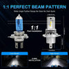 H4 LED CSP Motorcycle Headlight Bulb for Car Motorcycle H4 9003 HB2 LED Hi/Lo High and Low Beam Motorbike Headlamp 12V 24V